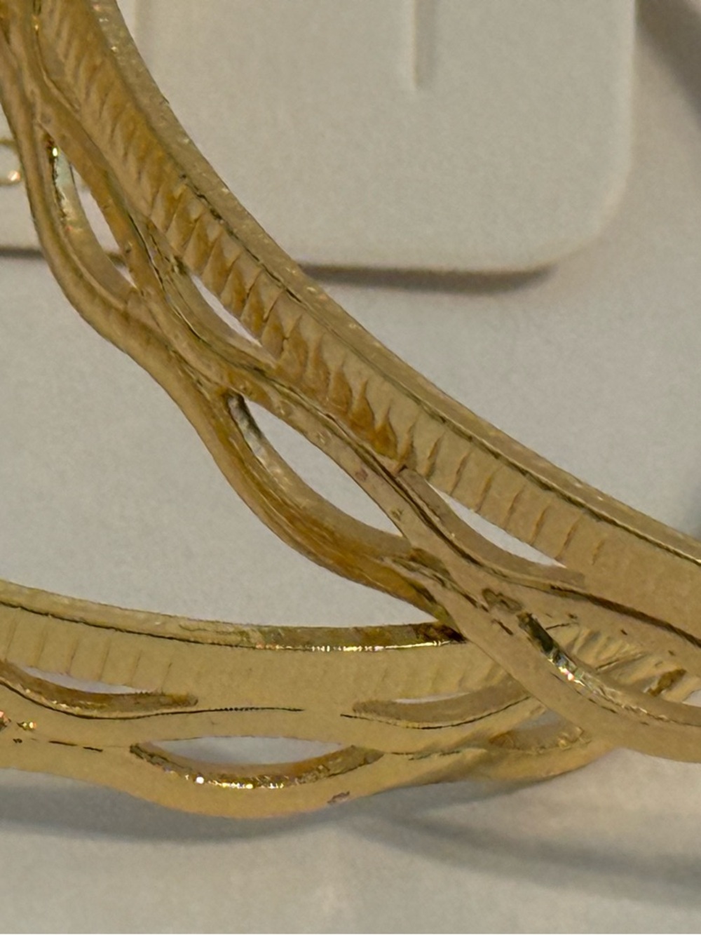 Linda of New York Twisted Hoop Earring Set - Silver & Gold - Picture 8 of 10